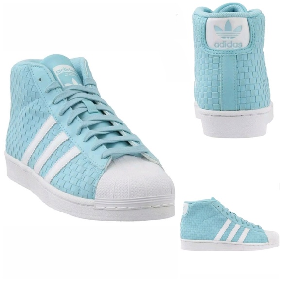 adidas Other - Adidas Pro Model Men’s Size 9 Blue Hi-Top NEW